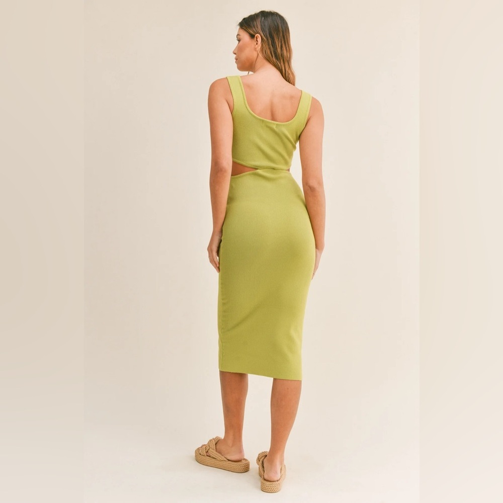 Mable Rocio Knit Cutout Midi Dress - Picture 3 of 10